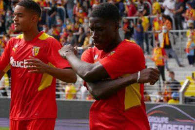 Rennes-RC Lens : le groupe lensois, avec Danso, Frankowski, Varane et Cissé