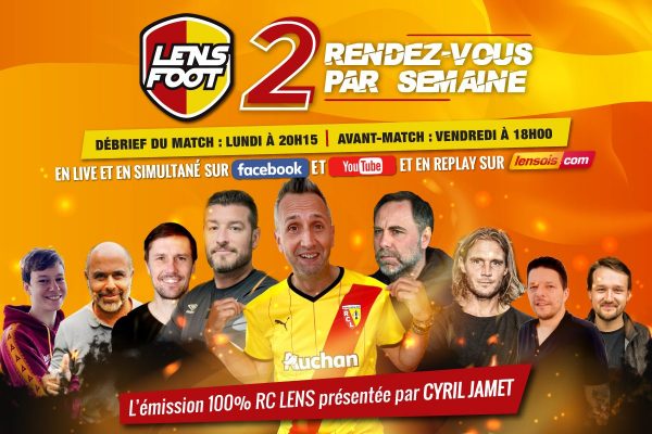 [Vidéo] Le débrief de RC Lens-Marseille avec la team Lens Foot est disponible dès maintenant sur Lensois.com !
