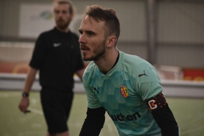 L’équipe de France de Cécifoot à la Gaillette avec 2 joueurs du RC Lens