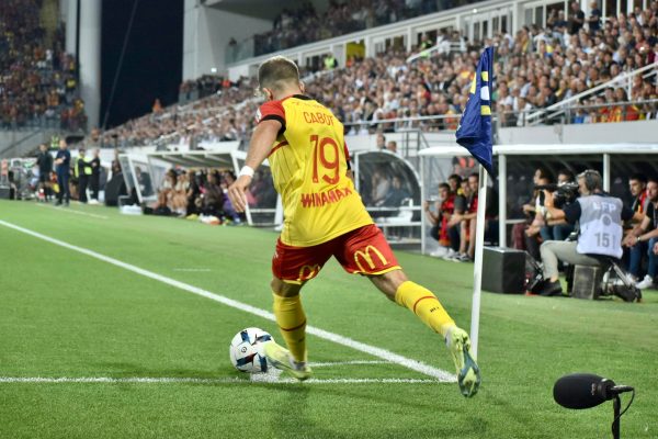 Jimmy Cabot sous le maillot lensois