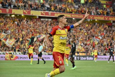 Florian Sotoca, le meilleur joueur du RC Lens au mois d’août !