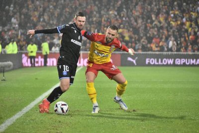 Un cap symbolique atteint par Jonathan Gradit lors de Brest-RC Lens