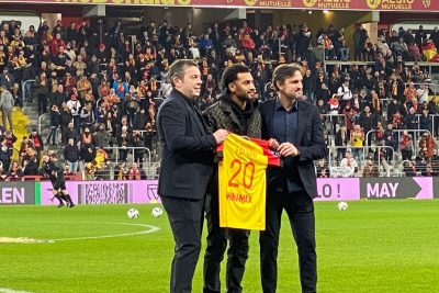 Angelo Fulgini officiellement présenté par le RC Lens à Bollaert !