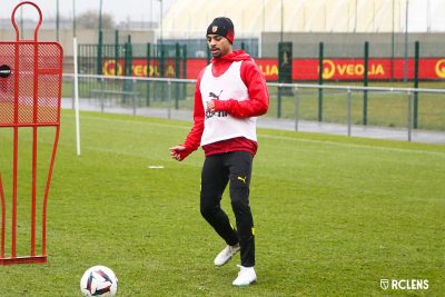 Claude-Maurice, Fortes et Buksa à l’entraînement avec le RC Lens !