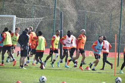 L’entraînement du jour en images