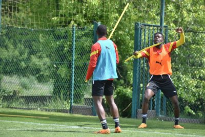 L’entraînement du jour en images