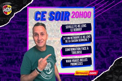 N’oubliez pas votre nouveau rendez-vous live avec Lens Foot spécial Ligue des Champions !