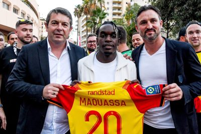 [Officiel] Faitout Maouassa prêté au RC Lens et présenté devant le stade Louis II !