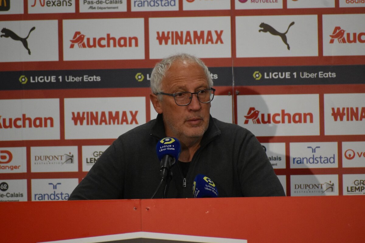 Pascal Gastien après RC Lens-Clermont 2023-2024.