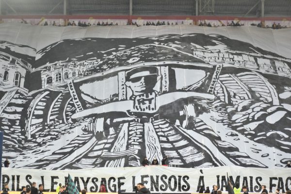 tifo sainte barbe lens montpellier sainte barbe 08122024