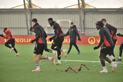 L’entraînement du jour en images