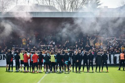 Le Stade Blin à guichets fermés pour l’entraînement du RC Lens avant le derby