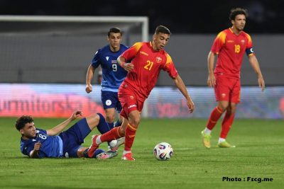 A seulement 18 ans, le Lensois Andrija Bulatovic frappe fort pour ses débuts avec le Monténégro A