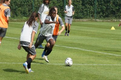 Sarah M’Barek heureuse de conserver sa buteuse Aude Gbedjissi