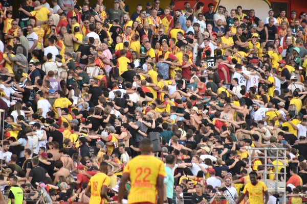 bollaert supporters lens leipzig amical 09082025