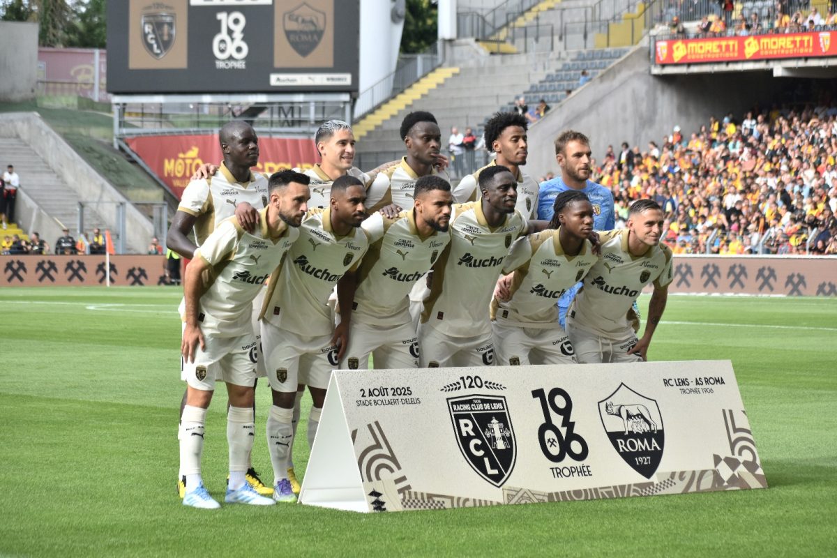 groupe équipe lens rome préparation 02082025