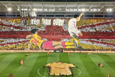Tifos, ovation pour Raphaël Varane, hommage à Dejan Milovanovic… Un derby chargé dans les tribunes