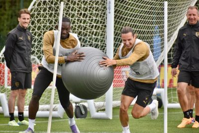L’entraînement du jour avant PSG-RC Lens en images