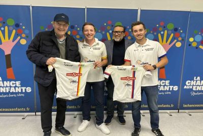 700 km à vélo de Lens à Lyon et un chèque de 4 000 € pour La Chance aux Enfants