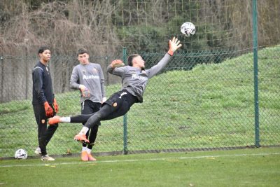 L’entraînement du jour en images avant l’entrée en lice en Coupe de France