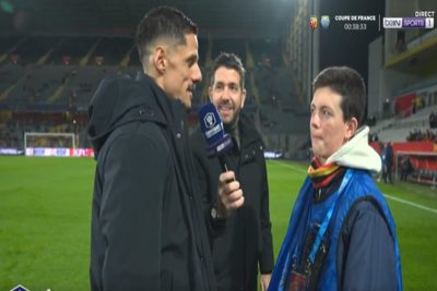 [Vidéo] Toujours chouchou des supporters, Florian Sotoca fait la surprise à un jeune supporter à Bollaert-Delelis