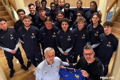 [France U18] Ilan Jourdren reçoit la visite d’une ancienne figure de la Ligue 1 avant d’affronter la Hongrie