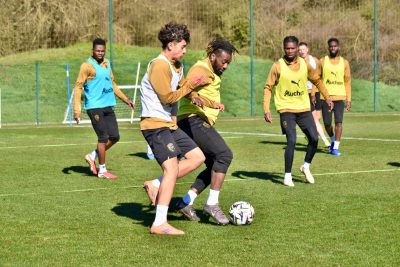 L’entraînement du jour en images