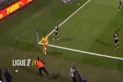 Ramasseur de balles à l’origine de l’ouverture du score, Tom Dulongpont (U17) a participé au but lensois !